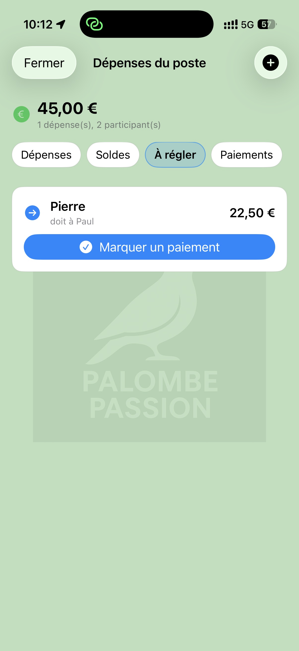 Suivi des paiements